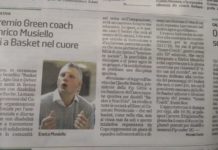 Premio “Green Coach” ad Enrico Musiello